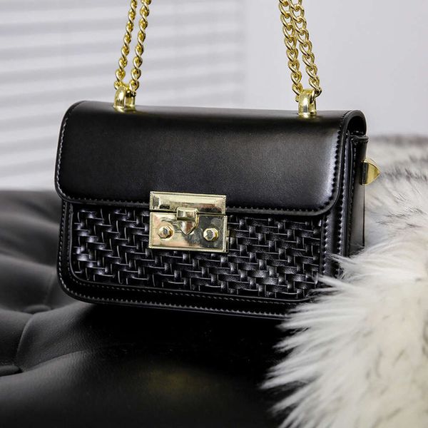 

luxurys designers pu woven women's 2021 new korean fashion simple small single shoulder messenger bag