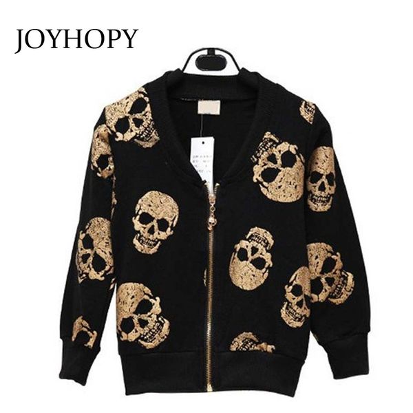 

new arrival kids clothes girls boys jackets fashion skull children clothing spring autumn girl coats boys clothes y200901, Blue;gray
