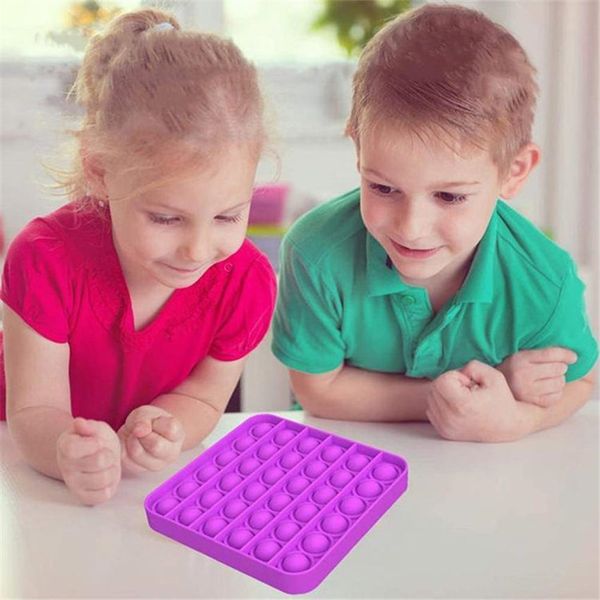 

in stock decompression toy sensory push pop bubble fidget sensory toy autism anxiety stress reliever for students office workers