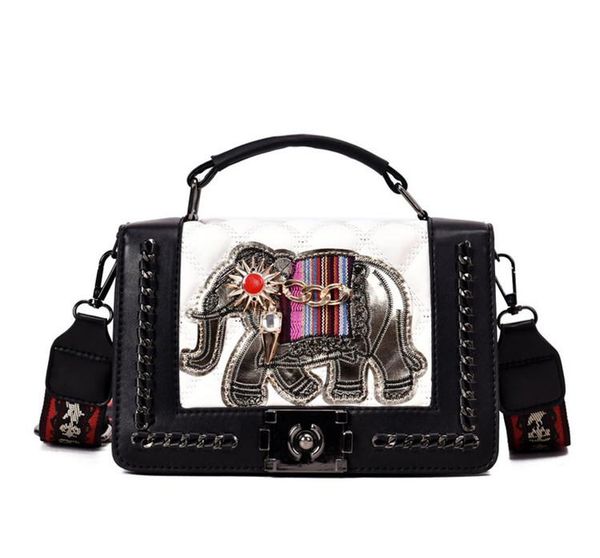 

one shoulder bag for ladies small square bag of rivets women gender and shoulder