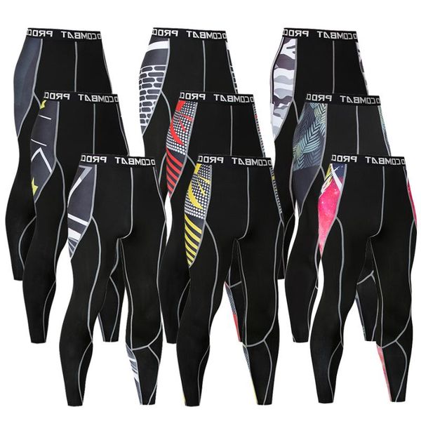 

men's gym suit compression pants for men, compression pants for running, men's gymnastics and fitness fabrics, Black;blue