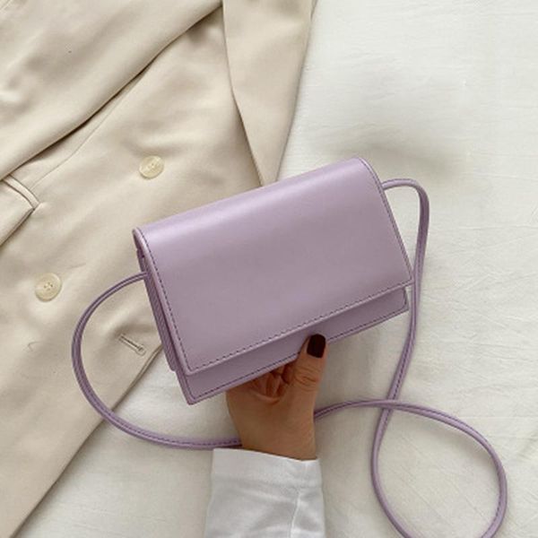 

ladies handbag pu leather candy color shoulder bag fashion hasp mini flap female crossbody bag designer brand shoulder bags