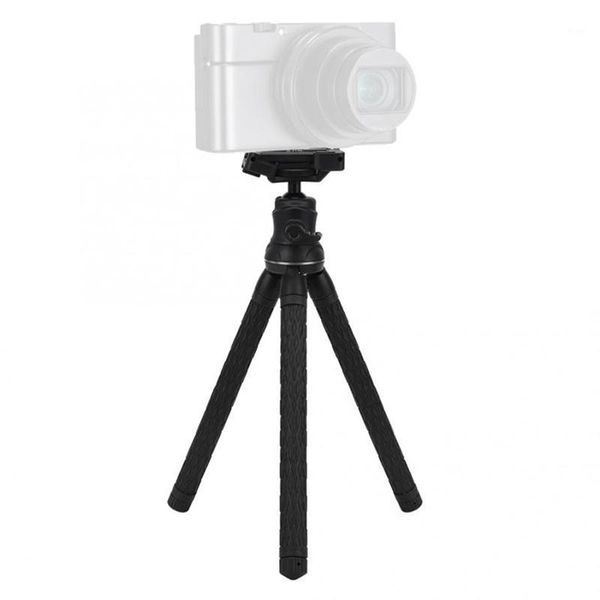 

tripods tripod stand silicone and metal material 7-step adjustable stretch tripod1
