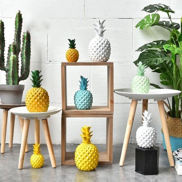 

creative pineapple living room restaurant home wine cabinet decoration ornaments props 020 y1