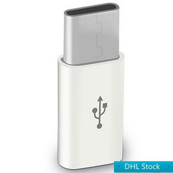 

stock dhl pocket friendly size autocatalytic plating abs micro usb 3.1 type-c fast data sync transferring charger adapter