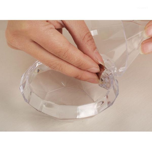 

12pcs candy box grade transparent plastic diamond shape candy box container halloween children 2019ing1