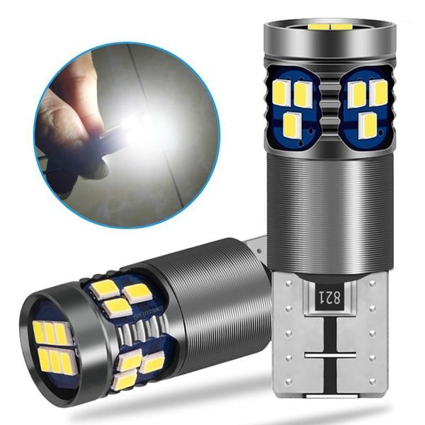 

2pcs t10 w5w led led bulb canbus 168 194 12v white car interior dome light clearance light error white amber red ice blue1