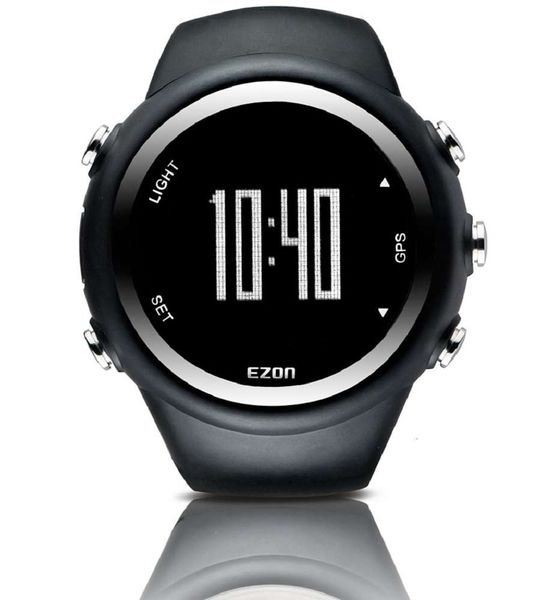 

ezon t031 - men's sports watch, with gps, waterproof 50m, distance, calorie counter, gps timer, multifunctional digital watch