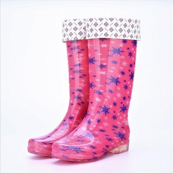 

2020 spring and autumn in the tube ladies martin rain boots new low to help rain boots non-slip korean women's rubber, Black