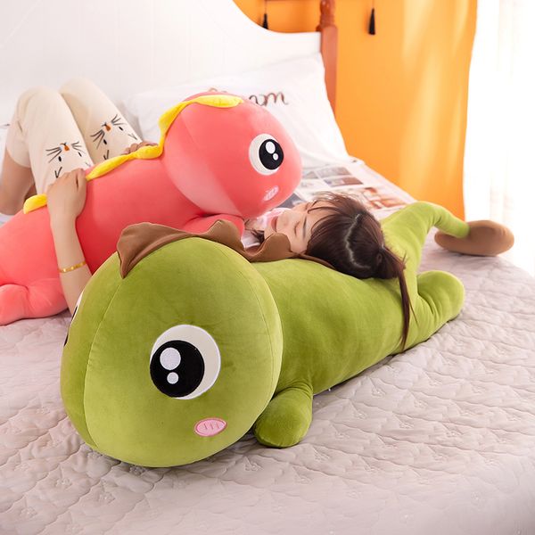 

cartoon cute planking dinosaurs doll pillow at noon break sleep long pillow home cushion for & kid