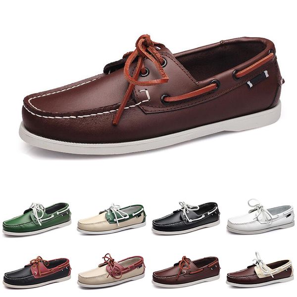 

2021 men running shoes fashion trainers black white green beige bordeaux navy mens sports sneakers size 40-45 style #36