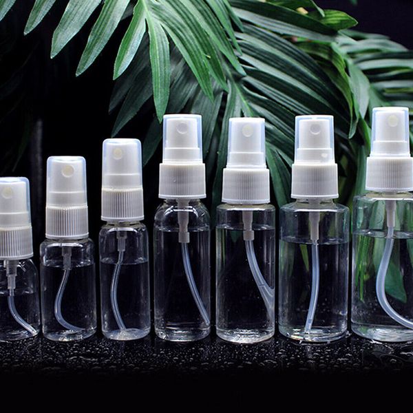 

прозрачные распылителем 30мл / 50мл / 60мл / 80мл / 100мл / 120мл пластиковые мини refillable пустой cosmetic контейнер dhc1626