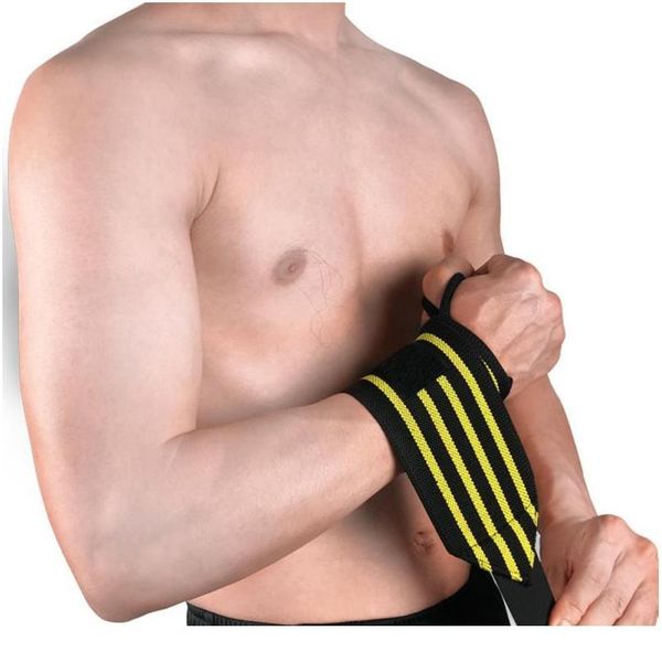 

wrist support upgrade adjustable sports brace wrap bandage support gym strap wristband kits sports safety sp qylqhi, Black;red