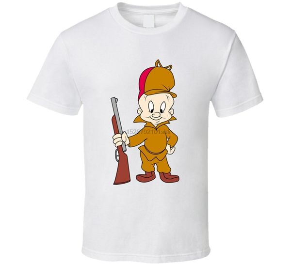 

comfortable brand summer fashion elmer fudd 3d print t shirt men o-neck short sleeve tee sport hooded sweatshirt hoodie