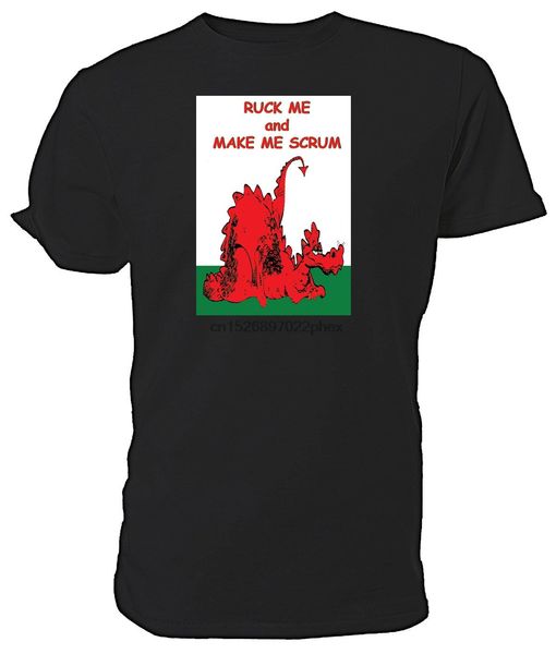 

ruck me and make me scrum welsh dragon shirt classic round short sleeved choice of sizes and colours sport sweatshirt hoodie t shirt