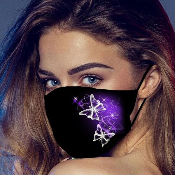 

butterfly face mask mouth caps washable face mask outdoor dust proof fashion prints protection reusable mask fabric wmtnkd yyysports