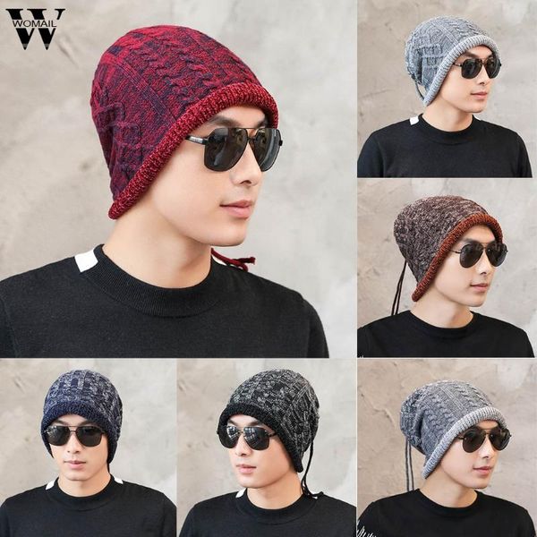 

berets hats knitted tags cap woman beaines for winter breathable men gorras simple warm solid casual lady beanies au30, Blue;gray
