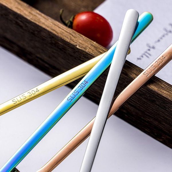 

304stainless steel long handle coffee spoon shovel creative ice spoons tea spoons cocktail mixing spoon flatware bar accessories h jllbrv