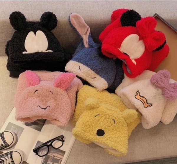 

2020 boys' hooded et new fashion girls' plush zipper sweater in autumn and winter, Black