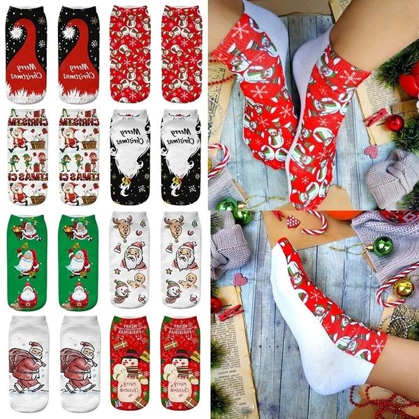 

socks santa claus elk snowman cotton xmas sock merry christmas decoration for home navidad new year 2021 kerst gift