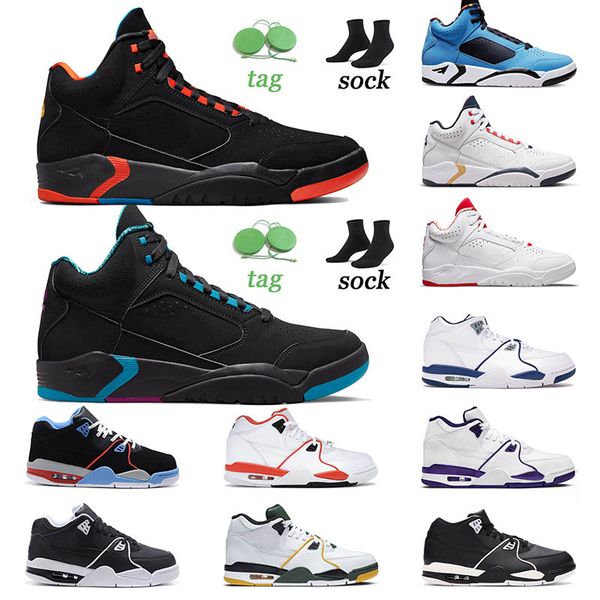 

2022 athletic flight 89 basketball shoes fashion 89s raygun white court purple true blue rucker park 4 women men sneakers sports trainers si, White;red