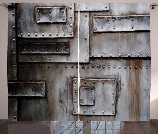 

промышленные шторы grunge wall old style вход закрытая фабрика ворота безопасность защита тема гостиная окно спальня