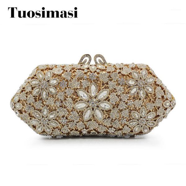 

brand designer golden crystal evening bag mini women party handbags luxury women diamond wedding bridal bags(88211-gs)1