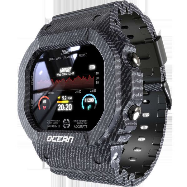 

lokmat ocean smart bluetooth sports watch multi dial call information reminder health exercise br
