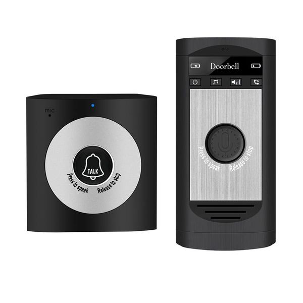 

2.4g wireless intercom doorbell home wireless voice intercom doorbell waterproof support two-way inte