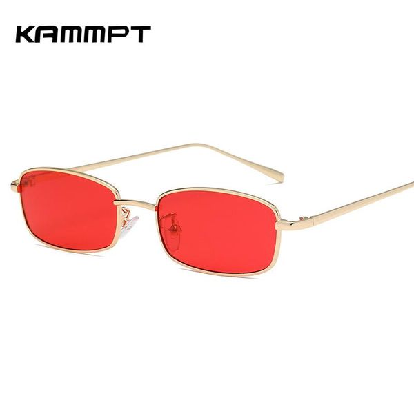 

kammpt cute small rectangle sunglasses women retro cat eye sun glasses female vintage shades for women men, White;black