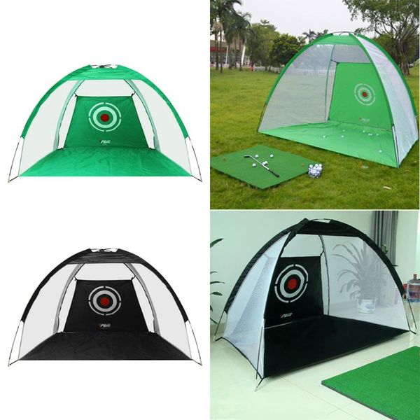 

golf practice net backyard golf hitting driving target swing training cage aids
