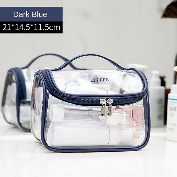 

utz1r large functional transparent wash bag capacity box simple storage box pvc simple waterproof cosmetic bag multi capacity portable trave