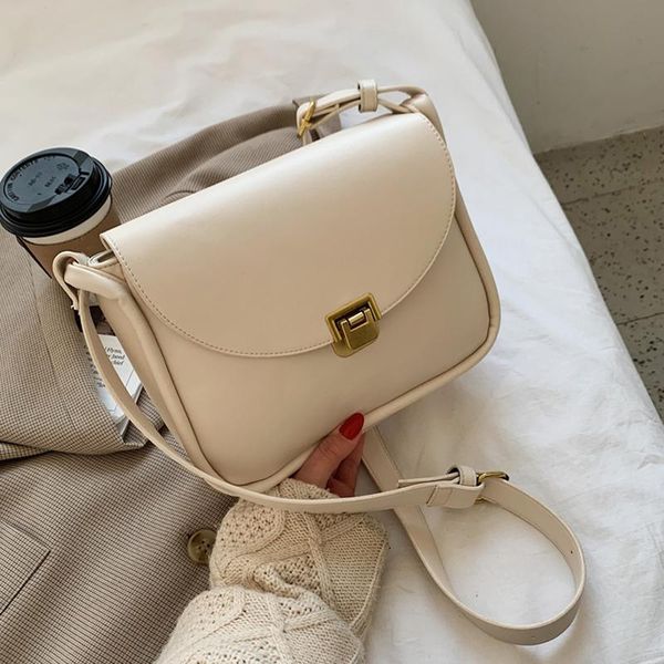 

shoulder bags vntage square tote bag 2021 fashion pu leather women's designer handbag capacity messenger