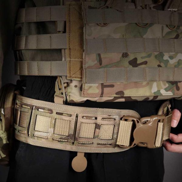 

quick release padded molle waist belt paintball combat army belts tactical cummerbunds1, Black;gray
