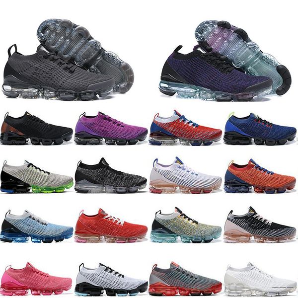 

fly 3.0 knit 2.0 vapours triple black cinder men casual shoes zebra earth womens breathable designer maxes sports sneakers trainers k2r5