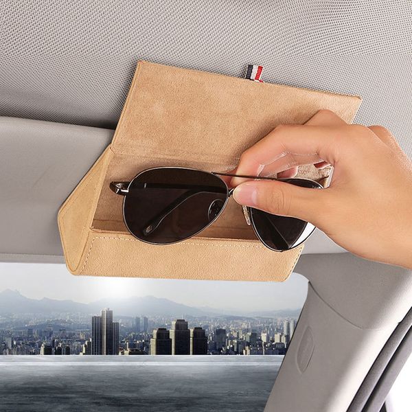 

car glass clip holders for car sunglasses glasses storage holder organizer box glasses case sun visor glasses box