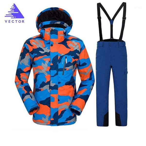

skiing jackets winter ski suits for outdoor clothing men's and pants set windproof waterproof snowsuit1
