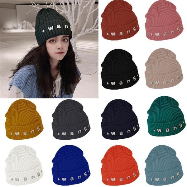 

fashion autumn and winter knitted hat warm and rhinestone cap sashionable letter knitted d4x9, Blue;gray