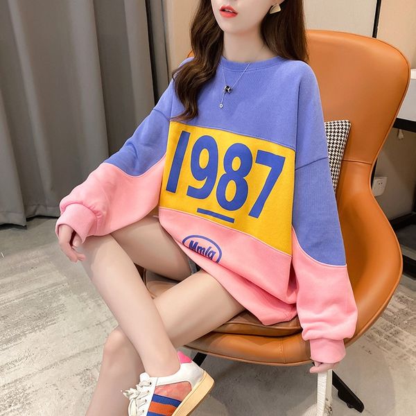 

languid style casual women's 2020 autumn new thin korean coat sweater sweater fashion loose ins jacket fashion trend cugjl, Black