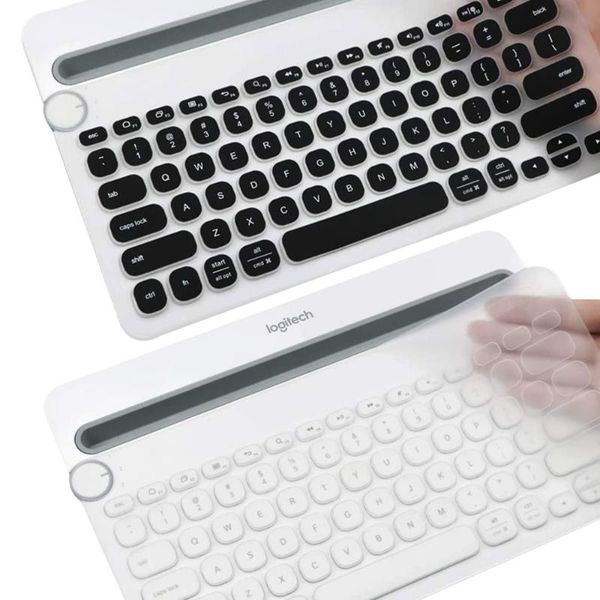 

keyboard covers k480 cover for k 480 wireless transparent clear black eu us film silicone tpu case slim thin english