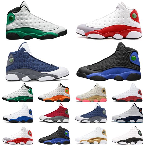 

13 13s mens basketball shoes starfish red flint lucky green hyper royal chicago cny athletic mens trainers sports sneakers 7-13