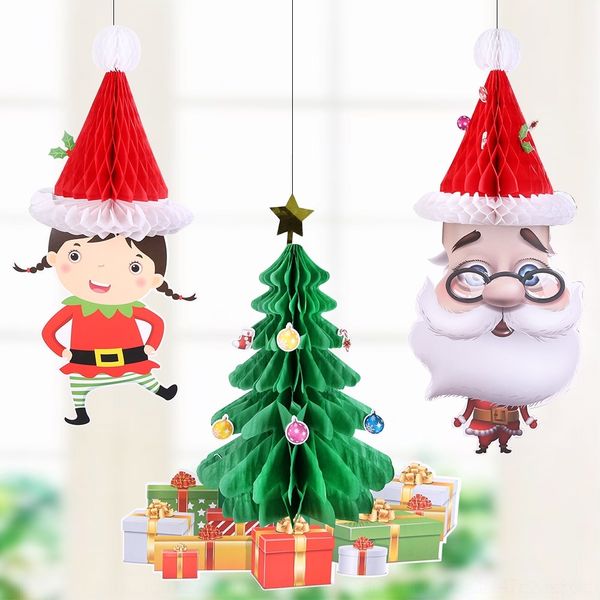 

chw4b new large christmas decoration decoration living honeycomb scene interior supplies room christmas ball pendant ball pendant mwmm3