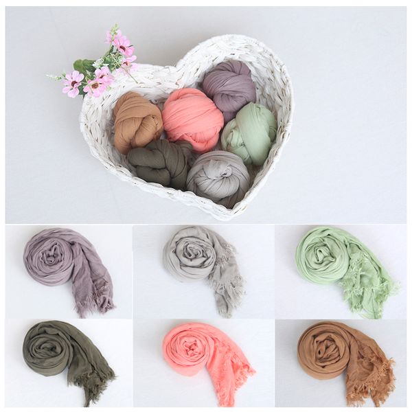 

newborn ruffle stretch wrap pgraphy props long baby posing swaddle blanket layer p props lj201105