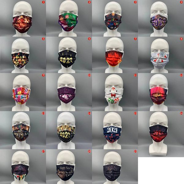 

2021 new 19 style multicolor fashion designer party disposable men women dustproof prevention of influenza mouth mask iw7al