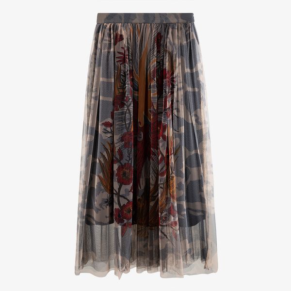 

2020 contrast new color swollen mesh swing a female skirt line p9374 307a, Black