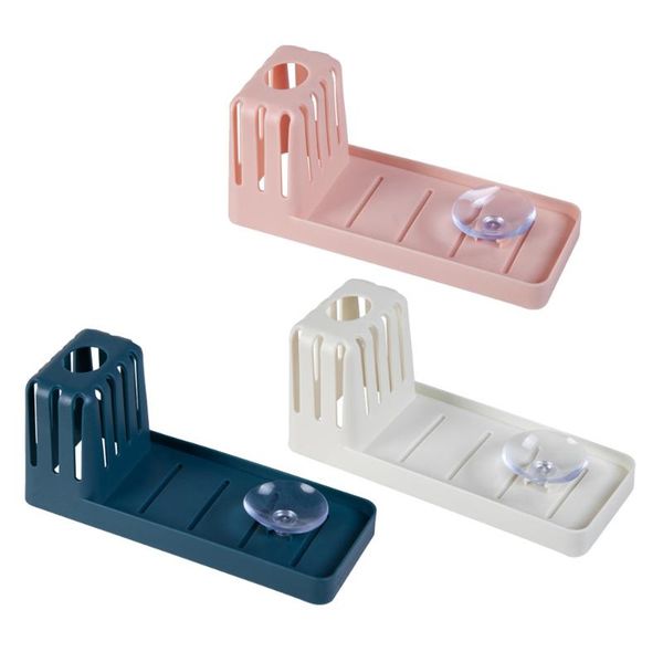 

hooks & rails 3pcs draining storage racks practical shelves organizers for kitchen