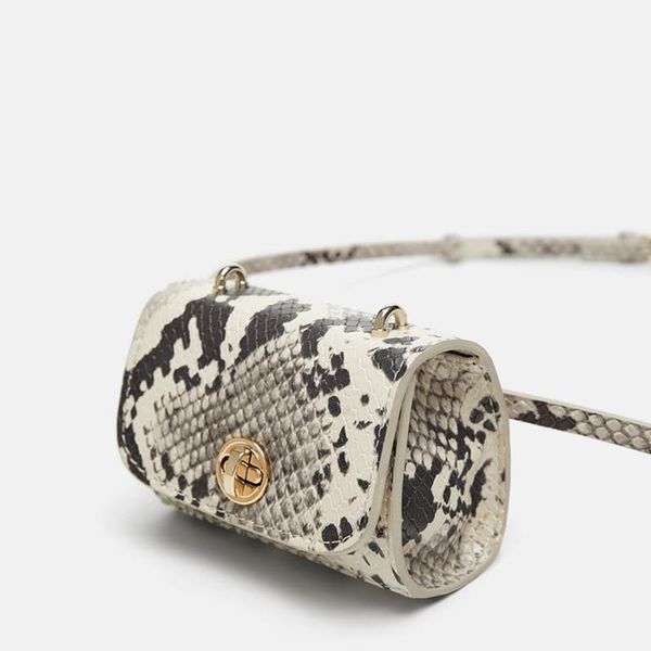 

leather snake bag for women women small bags designer chain shoulder messenger bags funny packs