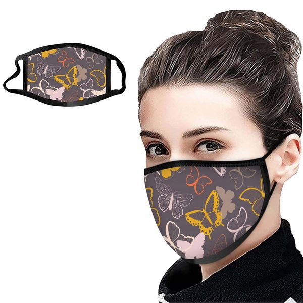 

цветочный проектировщик маски для лица женщины моющегося повторного использования хлопок маска для анти dust бинтов туши mascarillas sqcirs