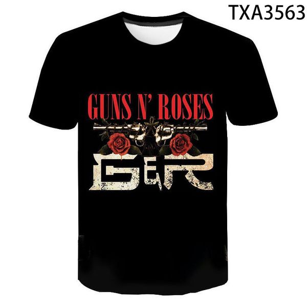 

new guns n roses clothing wild street trend 3d print shirts anime harajuku comics men clothing