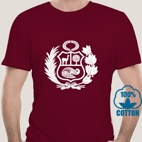 

0531d tshirt short sleeve peru t shirt peruvian coat of arms white slim fit t shirt tee women t shirt sport hooded sweatshirt hoodie